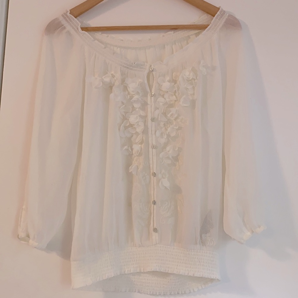 White Blouse Abercrombie and Fitch